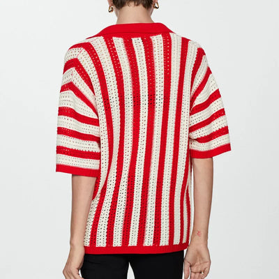 Cherry | Crochet Button-Up