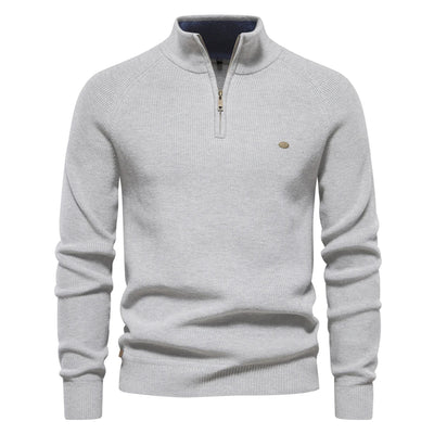 Alan | Classic Quarter-Zip Sweater