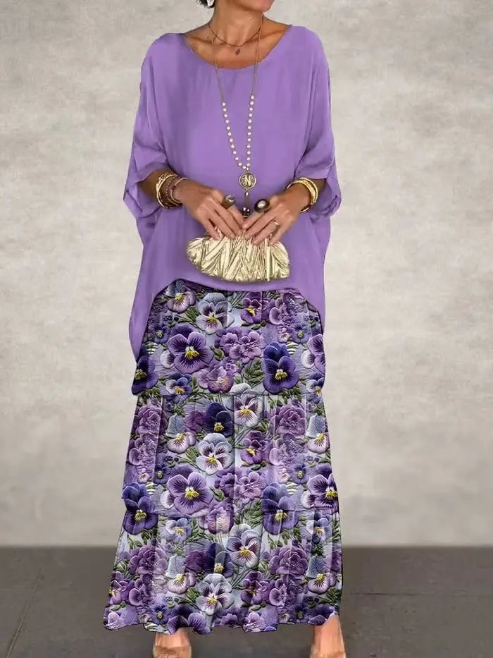 Rosina | Elegant O-Neck Ruffle Dress - Avery & Hart Boutique