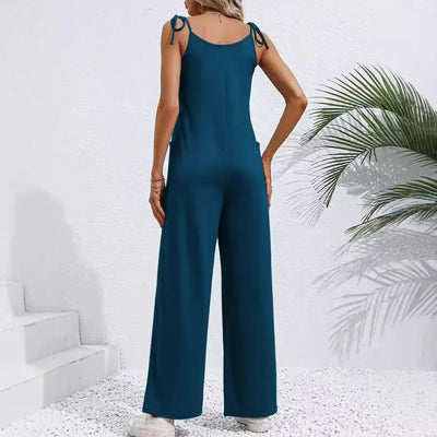 Leah | Jumpsuit with Wide Legs