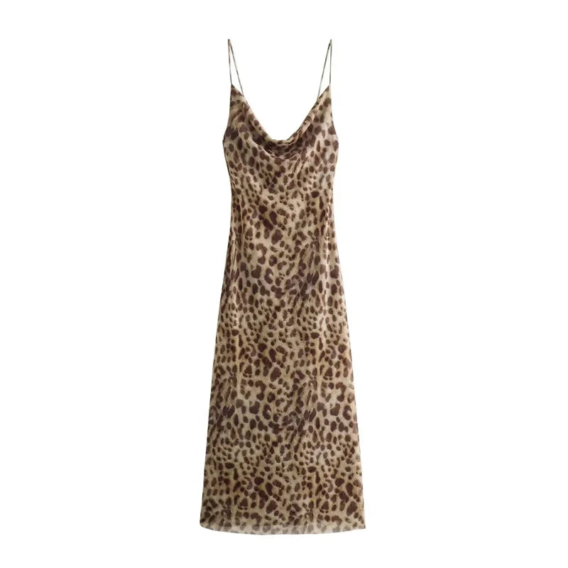 Freya | Leopard Print Tulle Dress - Avery & Hart Boutique