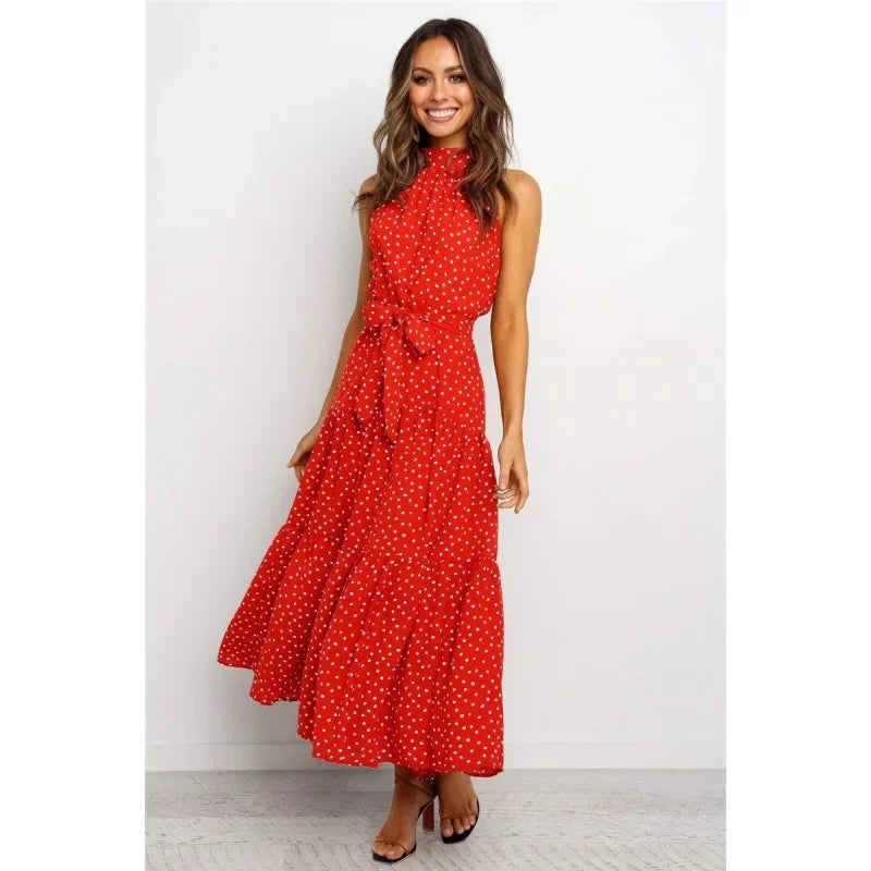 Shaira | Halterneck Dress - Avery & Hart Boutique