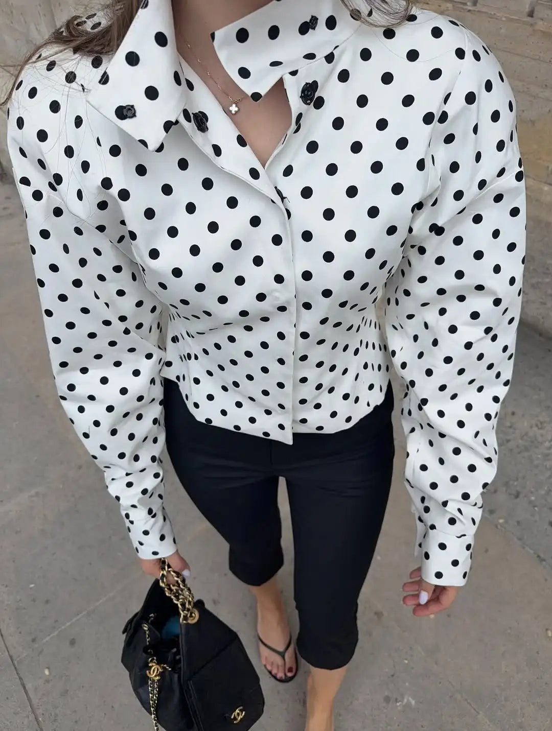 Ivania | Trendy Polka Dot Casual Jacket