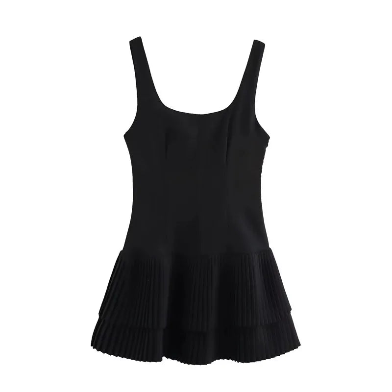 Dania | Elegant Square Neck Mini Dress - Avery & Hart Boutique