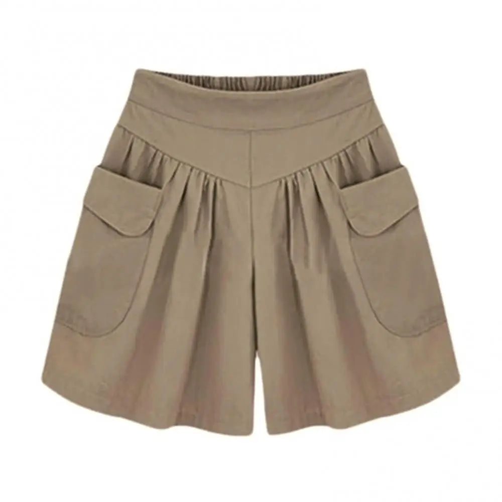 Francesca | High-Waist Wide-Leg Casual Shorts