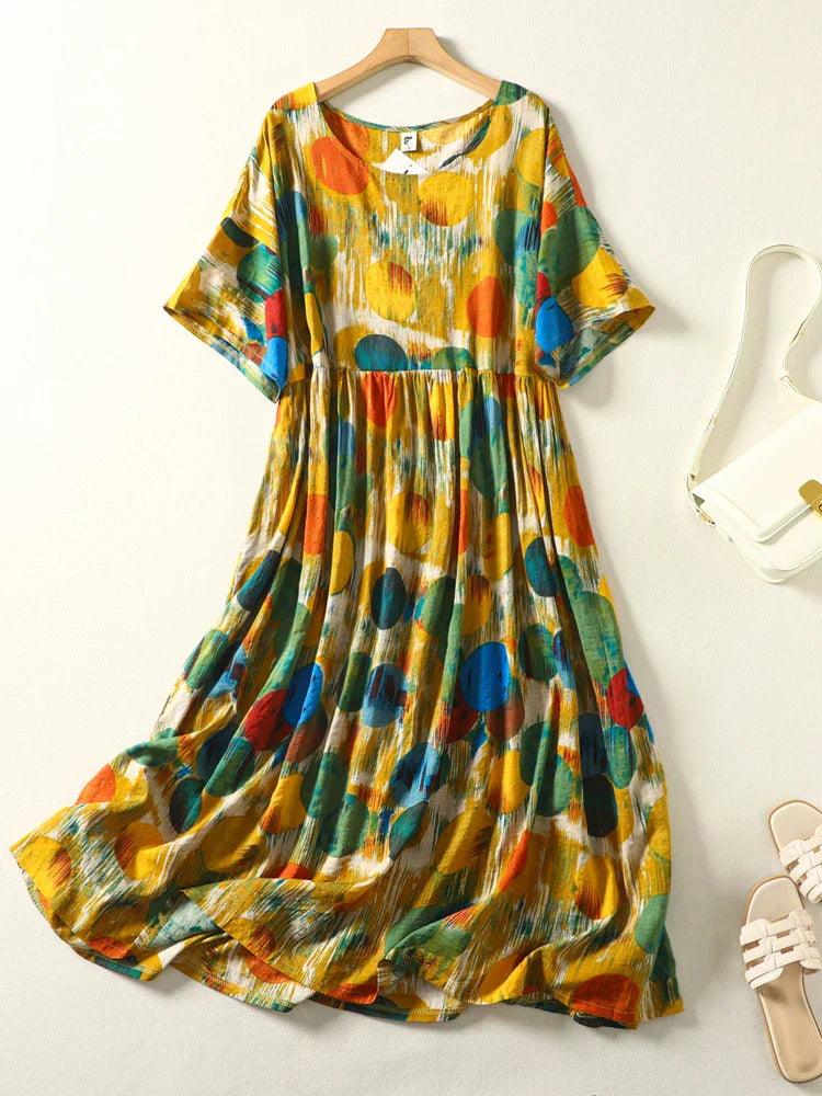 Kaitlyn | Casual Polka Dot Dress - Avery & Hart Boutique