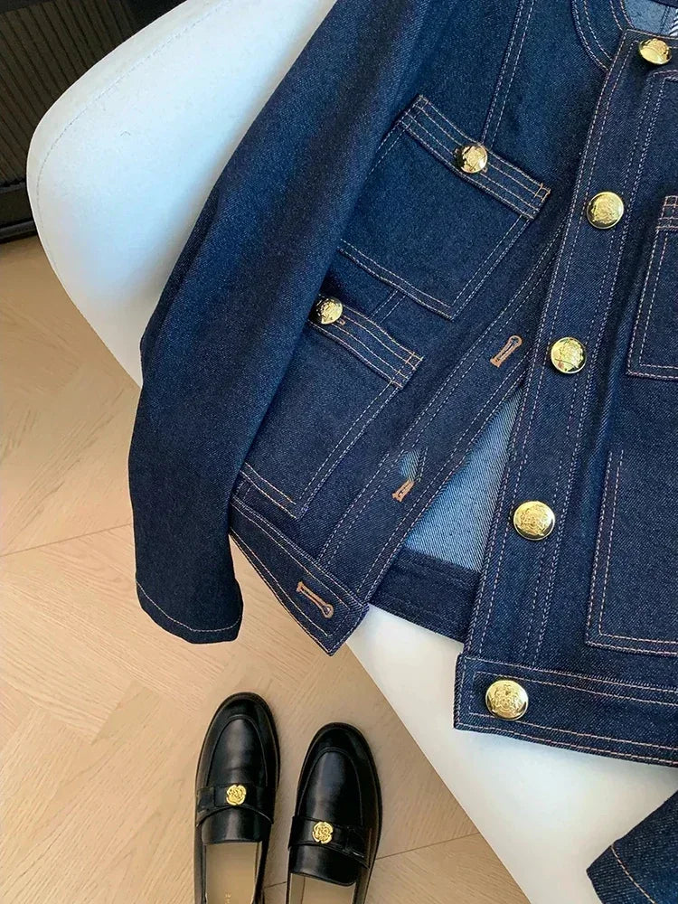Yasmin | Chic Blue Denim Jacket