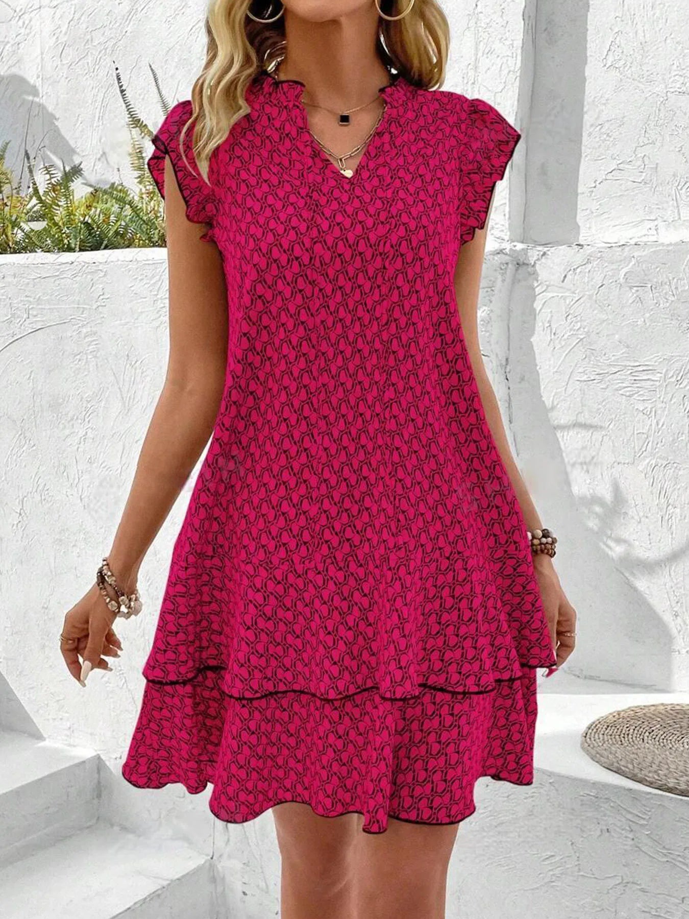 Krest | Elegant Floral Dress - Avery & Hart Boutique