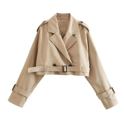 Trixy | Belted Cropped Jacket