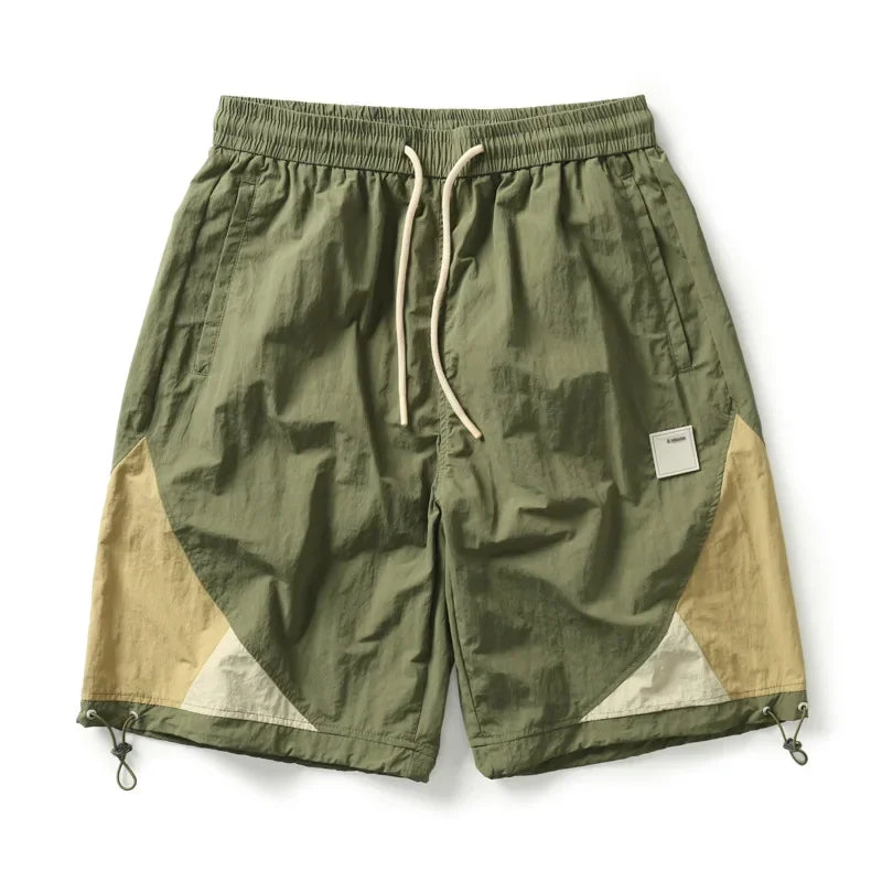 Issac | Elastic Waist Drawstring Shorts