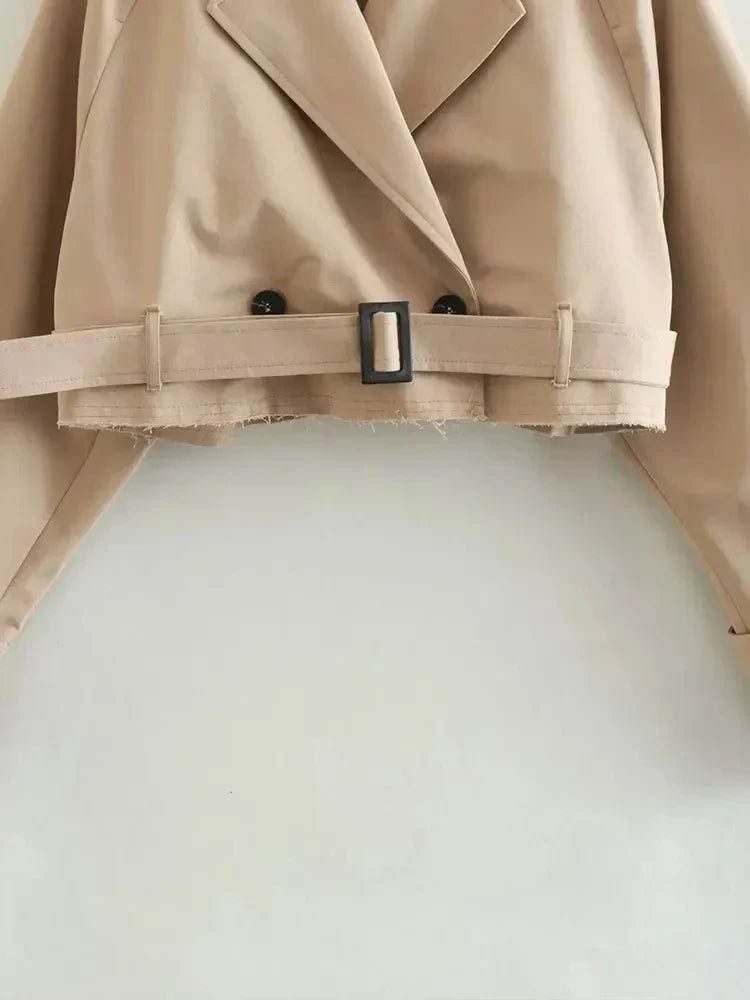 Trixy | Belted Cropped Jacket