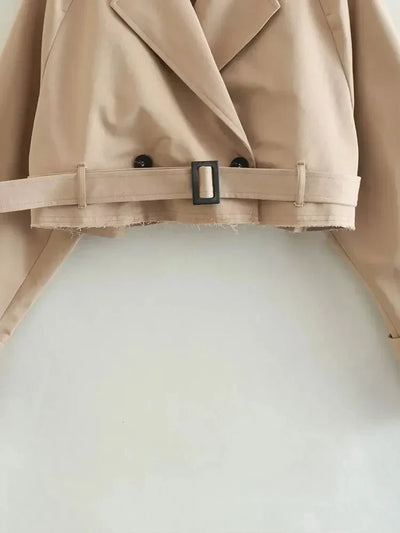 Trixy | Belted Cropped Jacket