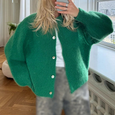 Charli | Trendy Knitted Button Sweater