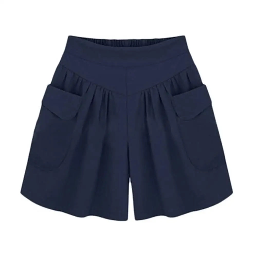 Francesca | High-Waist Wide-Leg Casual Shorts