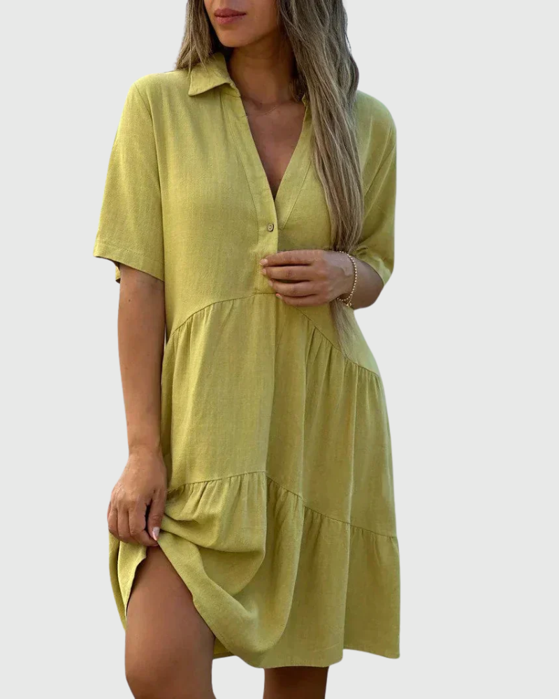 Ariana | Flowing Elegant Mini Dress