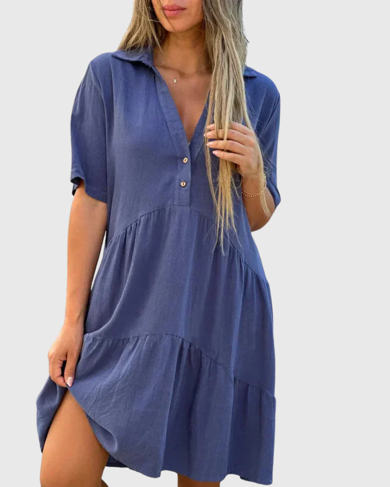 Ariana | Flowing Elegant Mini Dress