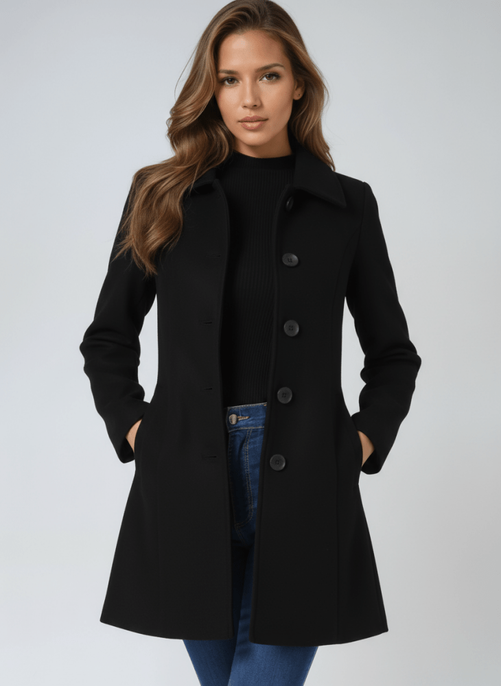 Stefenia | Winter Coat with Buttons