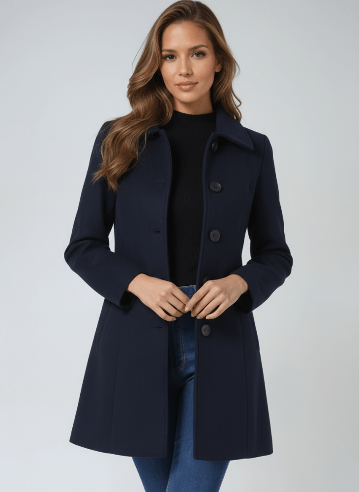 Stefenia | Winter Coat with Buttons