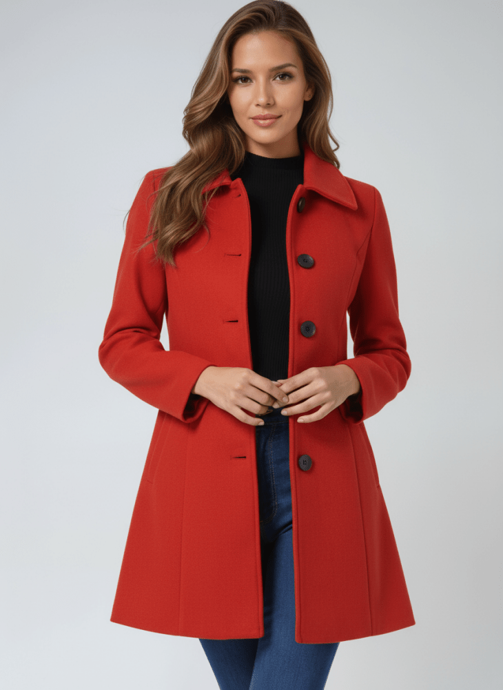 Stefenia | Winter Coat with Buttons