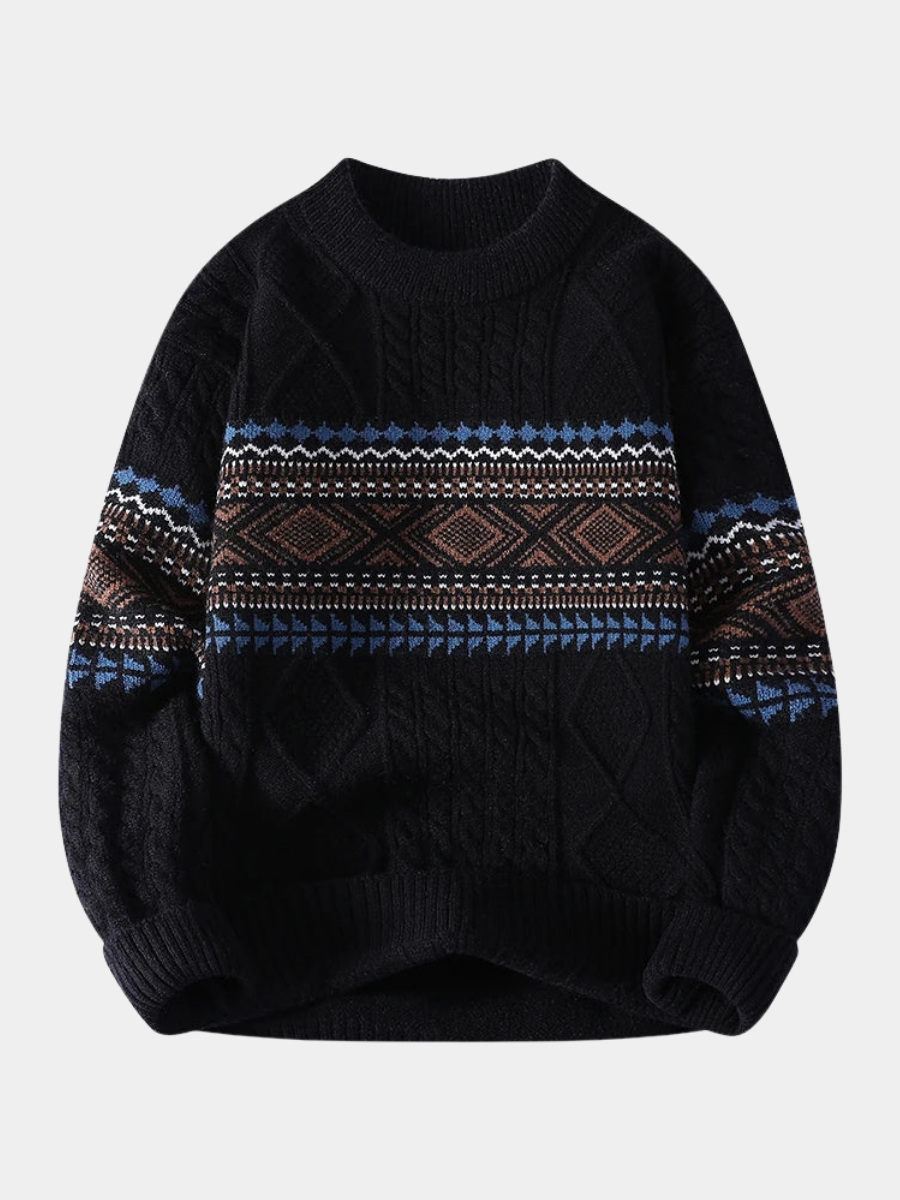 Austin | Nordic Textured Winter Sweater