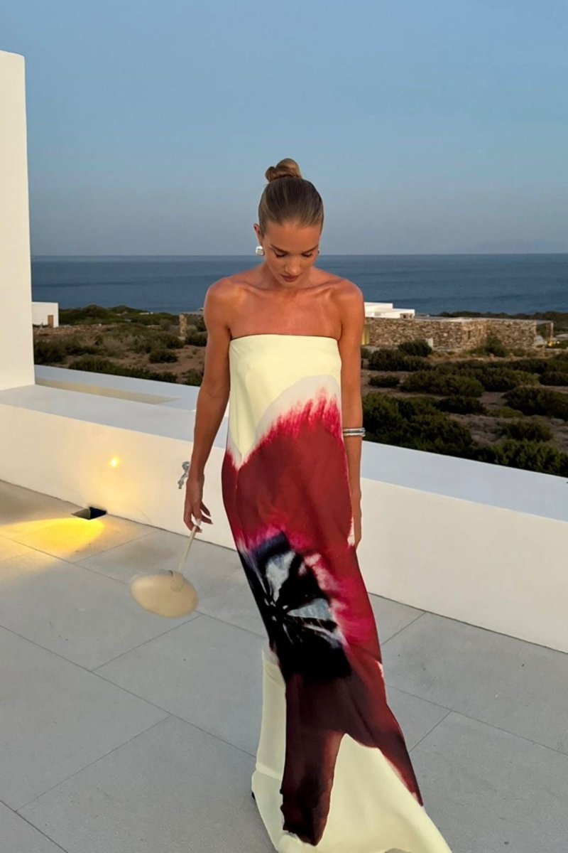 Elinore | Off-Shoulder Wrap Midi Dress - Avery & Hart Boutique