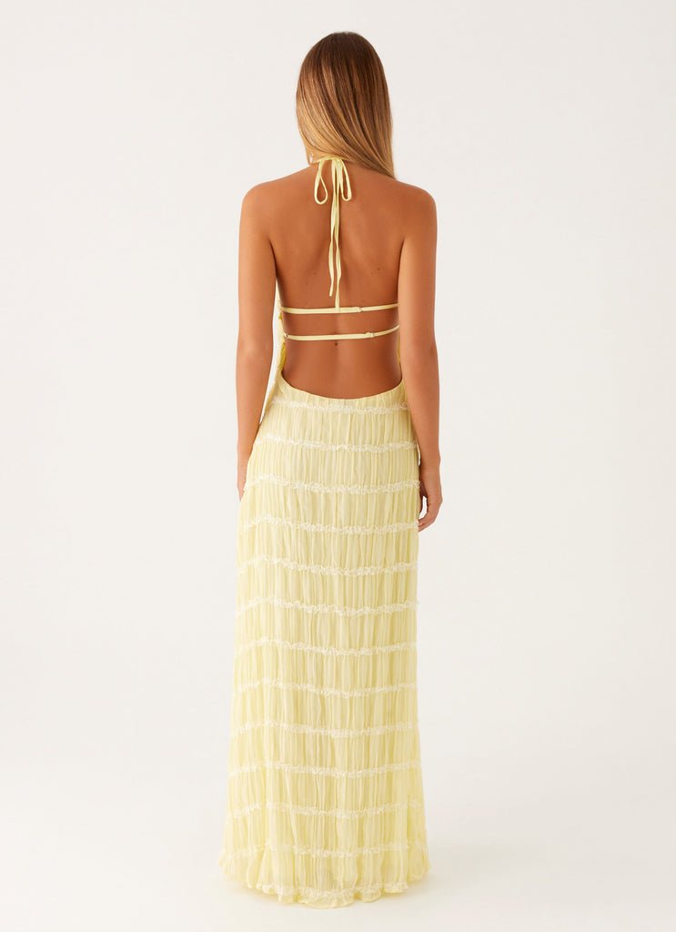 Darlene | Halter Neck Backless Dress - Avery & Hart Boutique