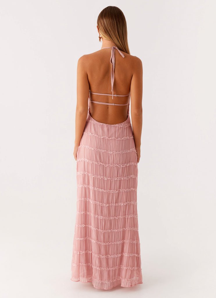 Darlene | Halter Neck Backless Dress - Avery & Hart Boutique