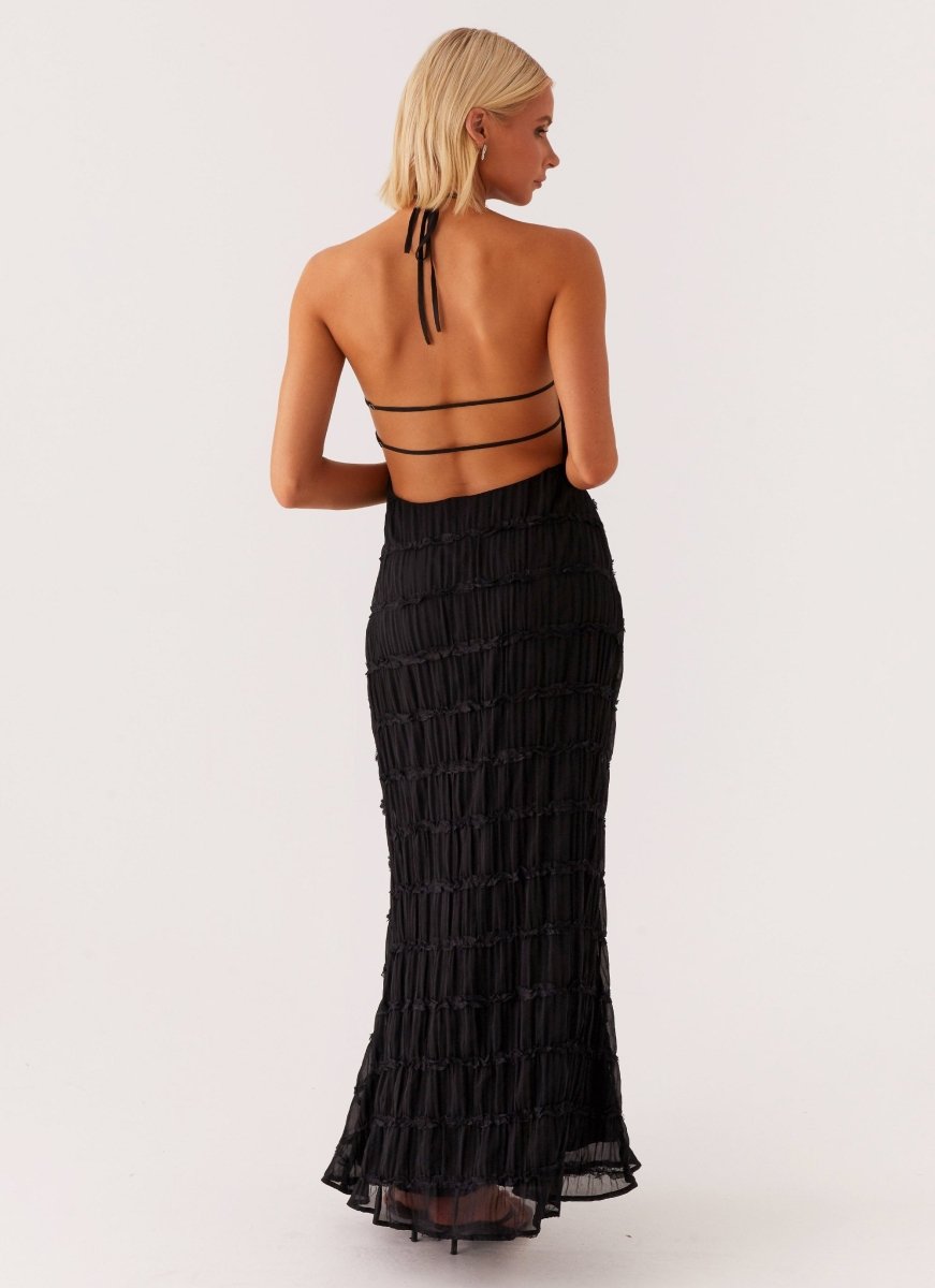 Darlene | Halter Neck Backless Dress - Avery & Hart Boutique