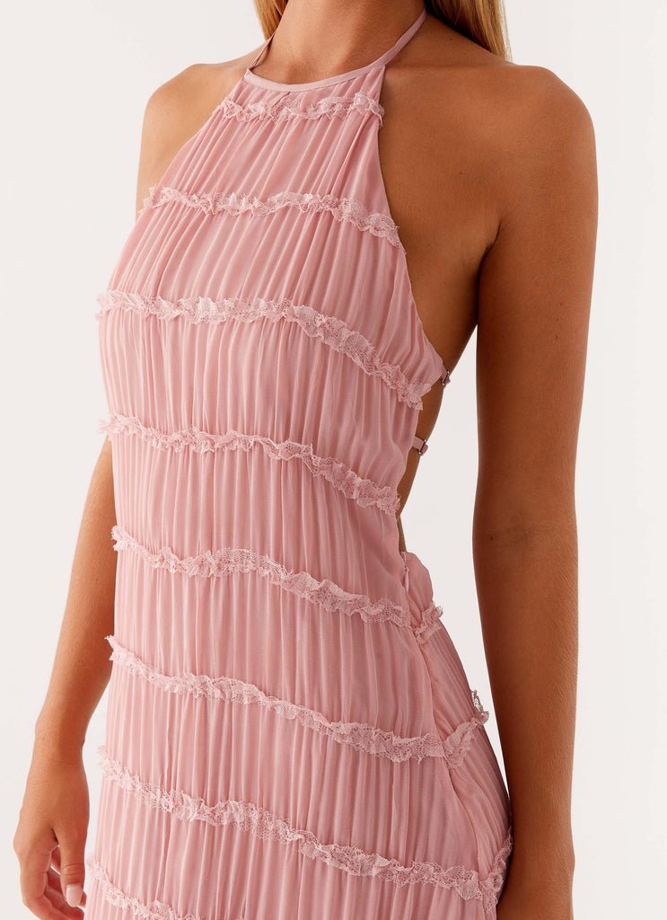 Darlene | Halter Neck Backless Dress - Avery & Hart Boutique