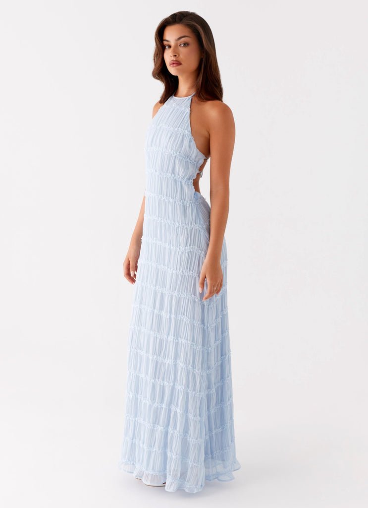 Darlene | Halter Neck Backless Dress - Avery & Hart Boutique