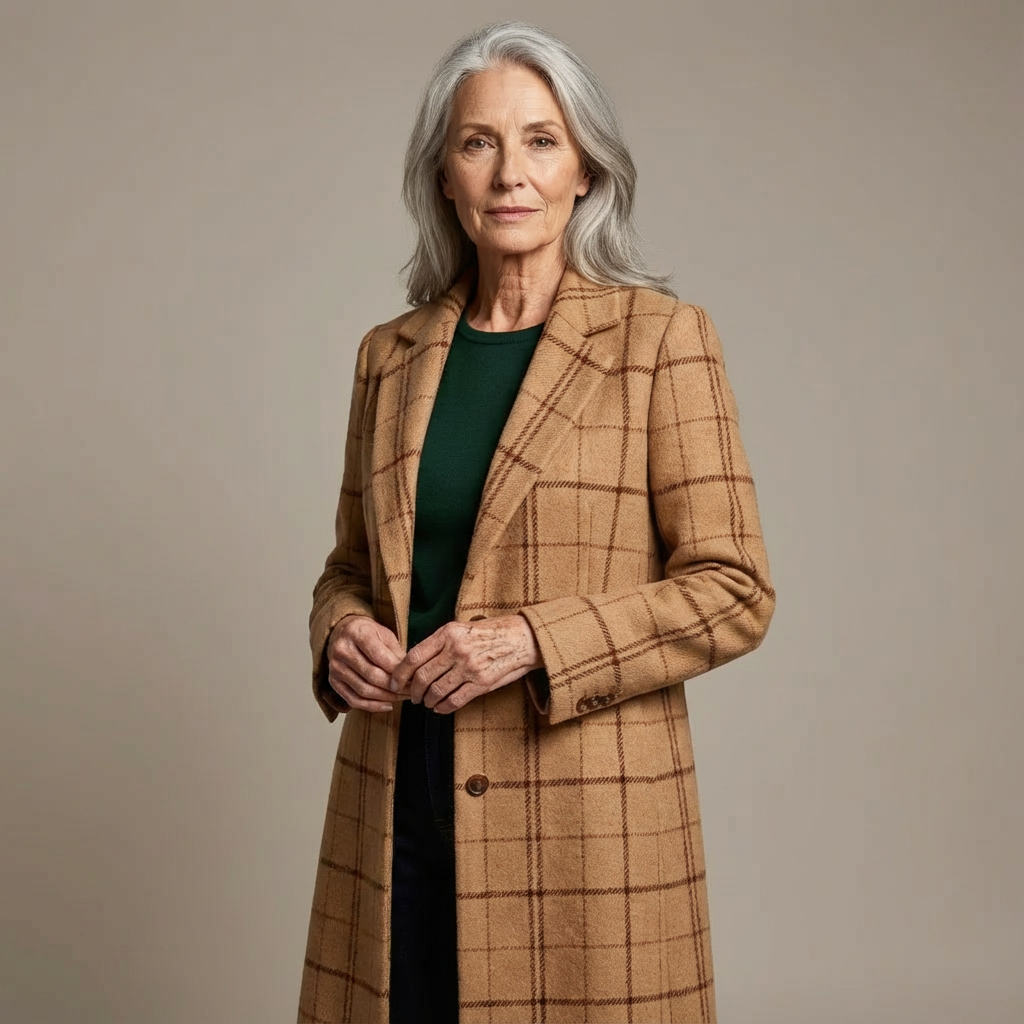 Clara | Classic Plaid Coat