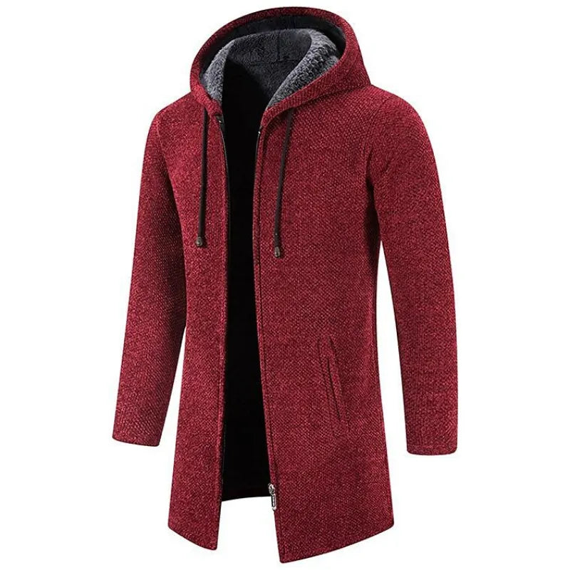 Spencer | Slim Fit Hoodie Long Coat