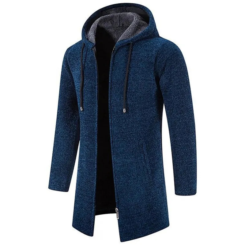 Spencer | Slim Fit Hoodie Long Coat