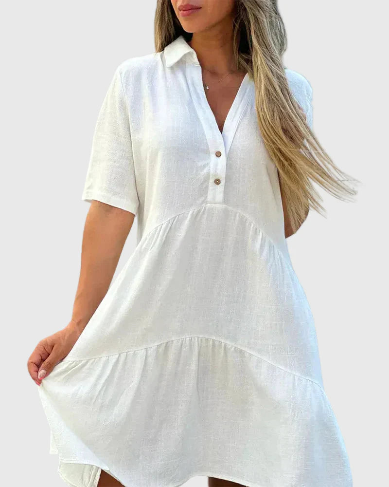 Ariana | Flowing Elegant Mini Dress