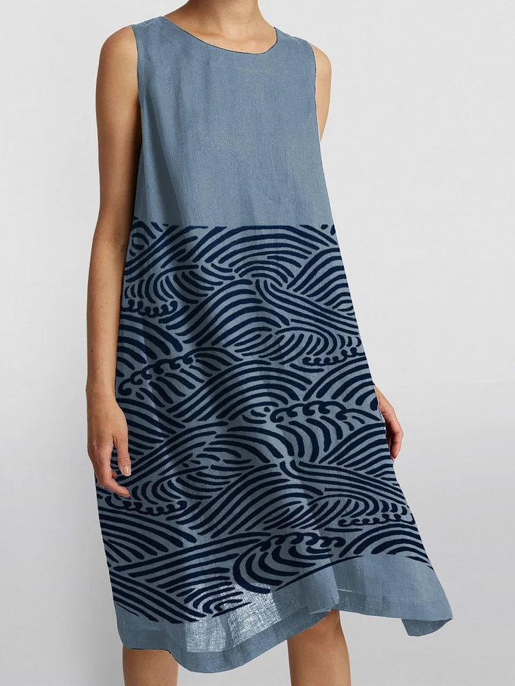 Andrea | Sleeveless Midi Dress - Avery & Hart Boutique