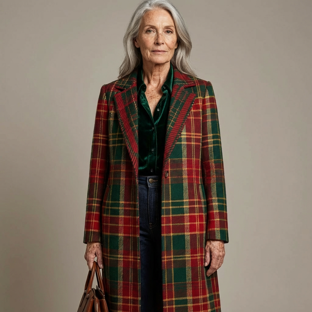 Clara | Classic Plaid Coat