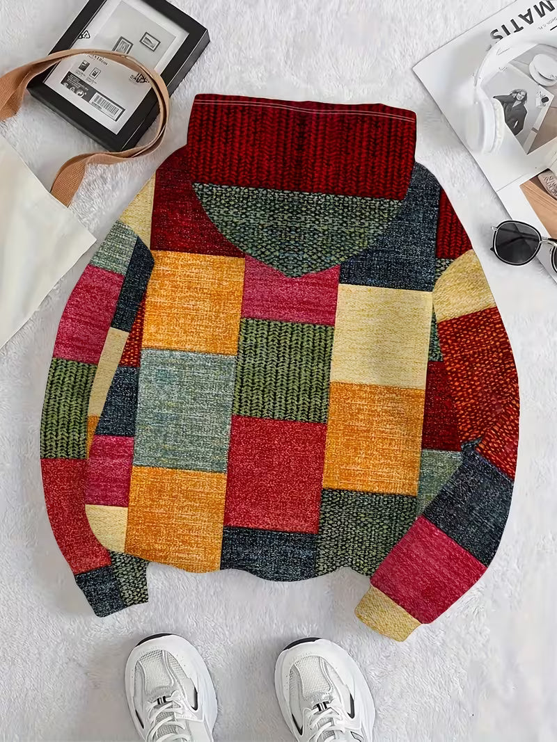 Nyara | Geometric Statement Sweatshirt