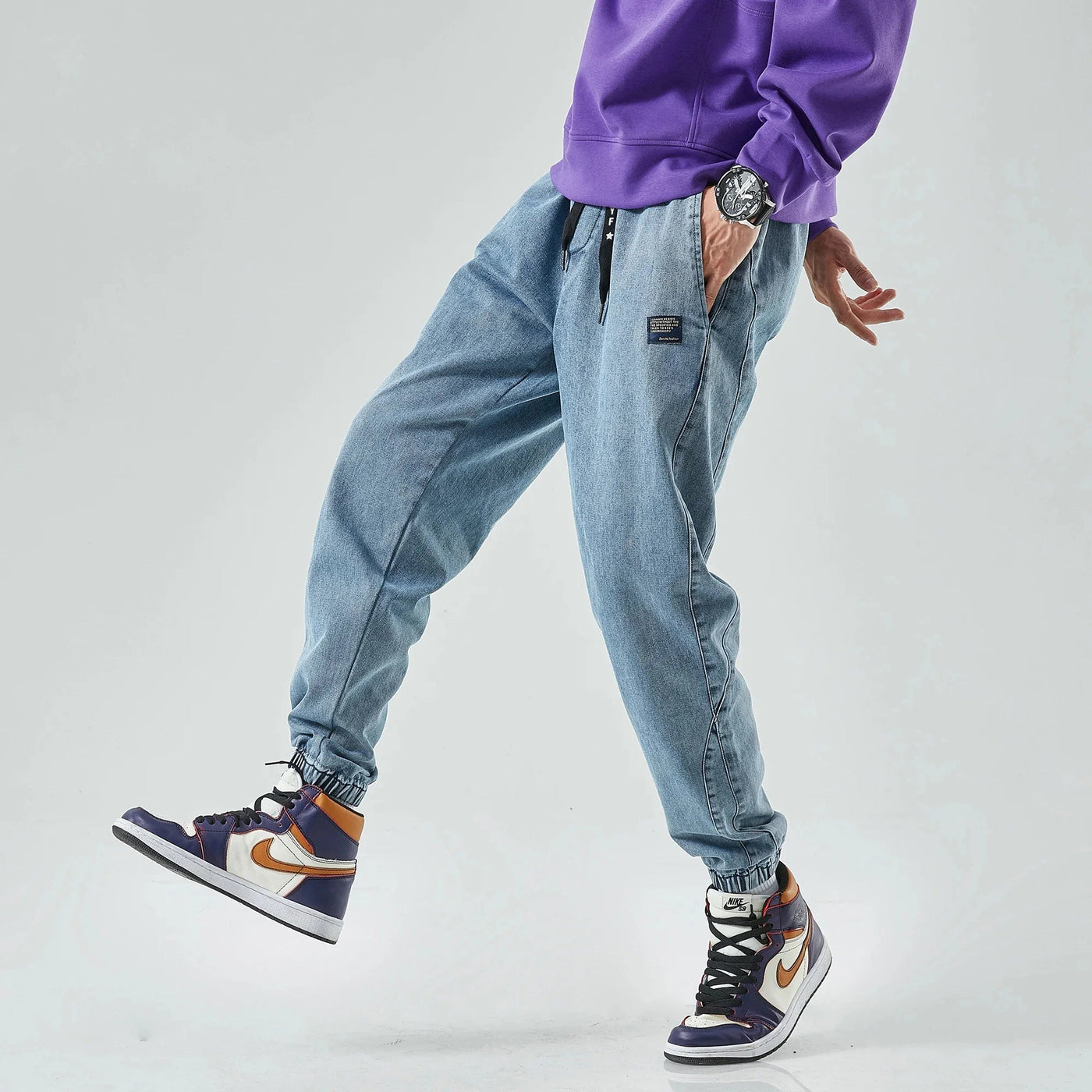 Luciano | Classic Denim Joggers