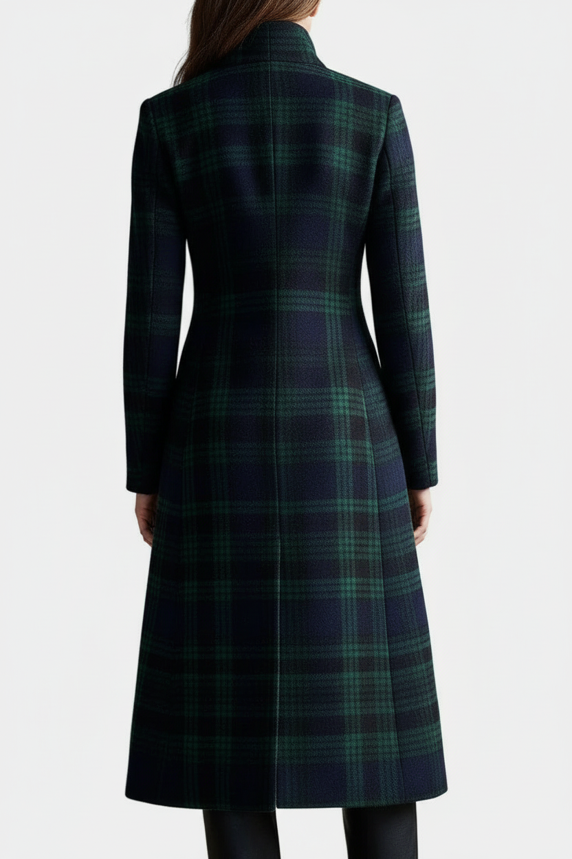 Rebecca | Timeless Plaid Elegant Coat