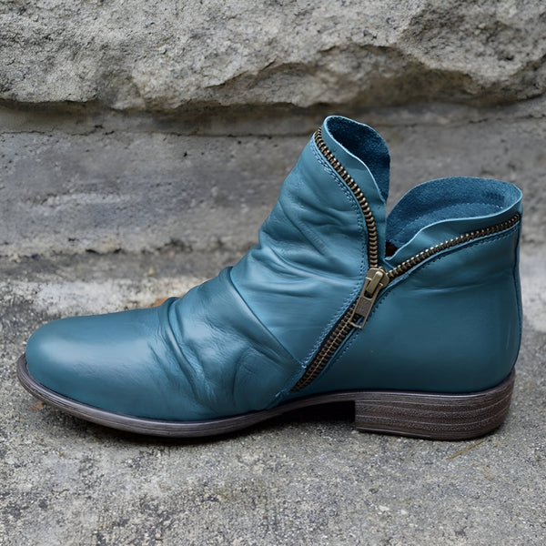 Maria | Side-Zip Ankle Boots