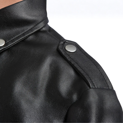 Ray | Classic Leather Biker Jacket