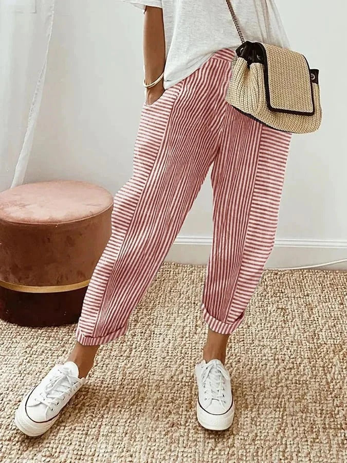 Lea | Striped Pants