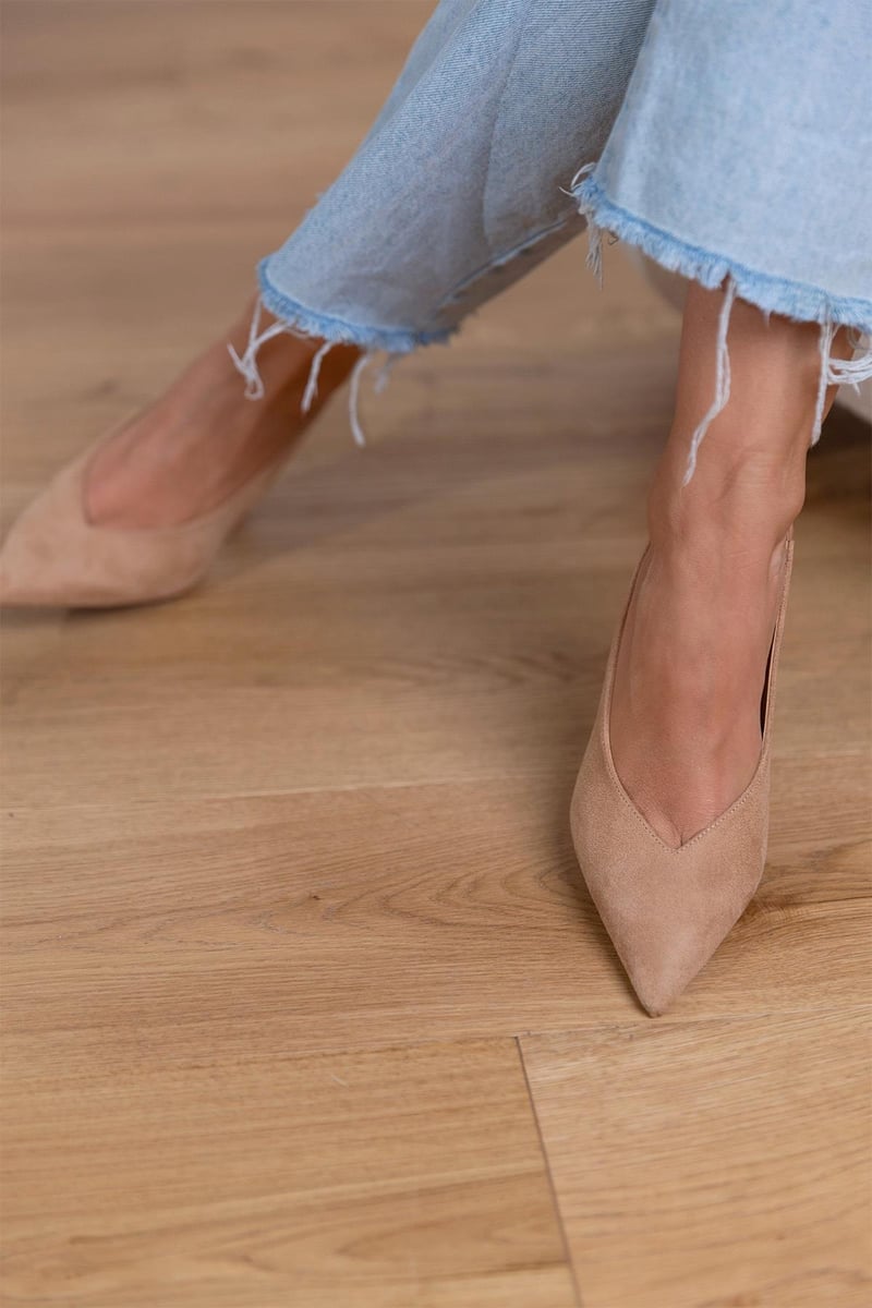Marlena™ | Nude Low Heels