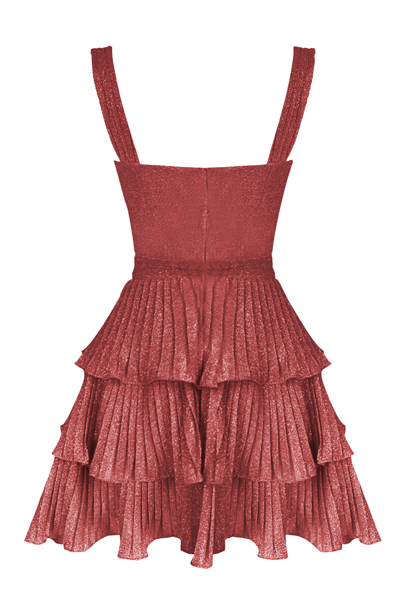 Faridah | Shiny Star Cutout Mini Dress - Avery & Hart Boutique