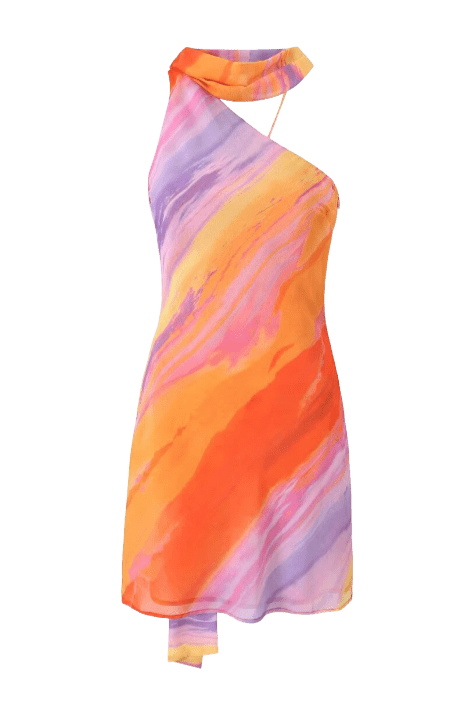 Stefani | One-Shoulder Mini Dress - Avery & Hart Boutique